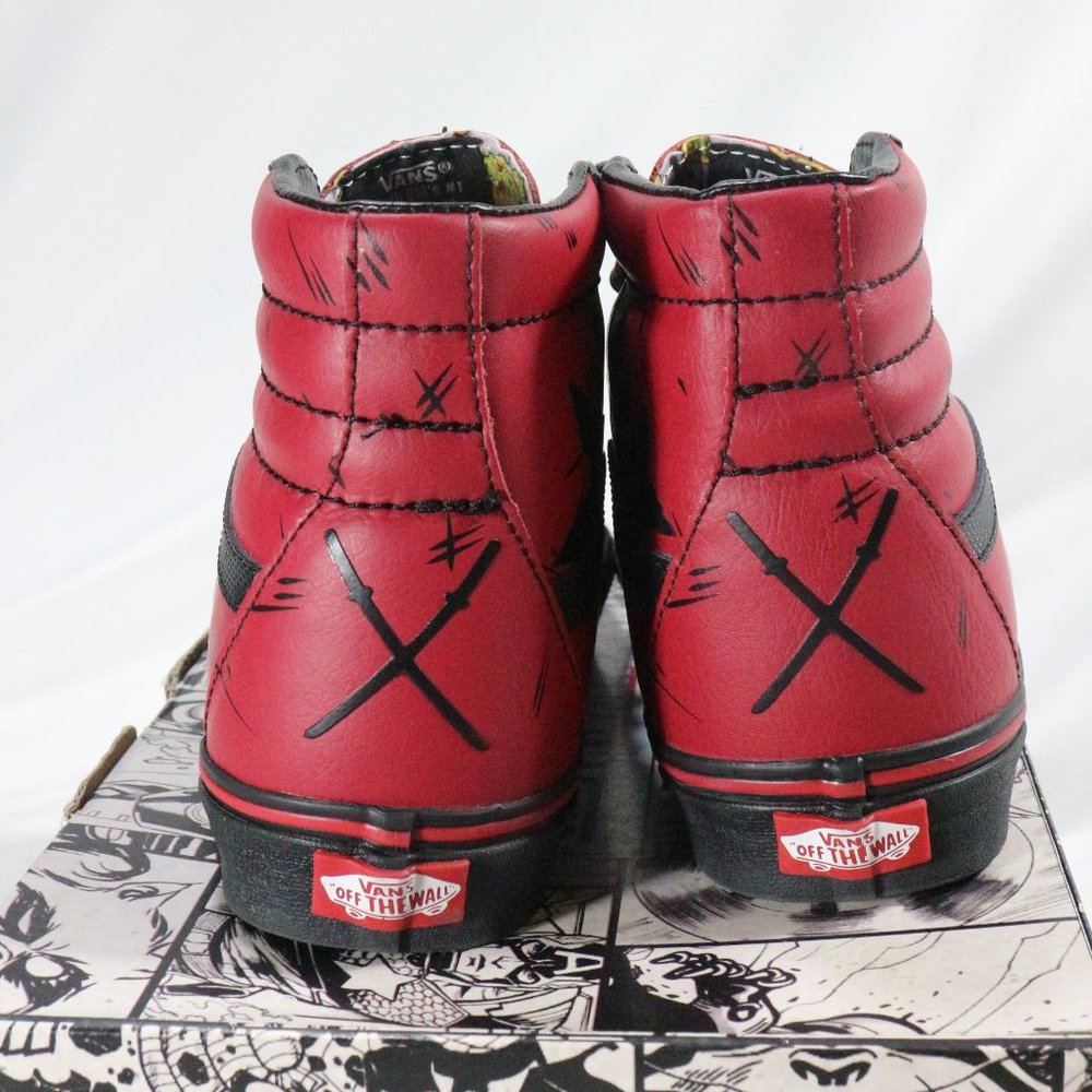 VANS Marvel x SK8-Hi 'Deadpool' Sneakers NIB - Picture 4 of 15
